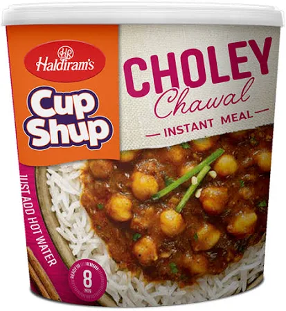 Haldiram's Cup Shup Choley Chawal